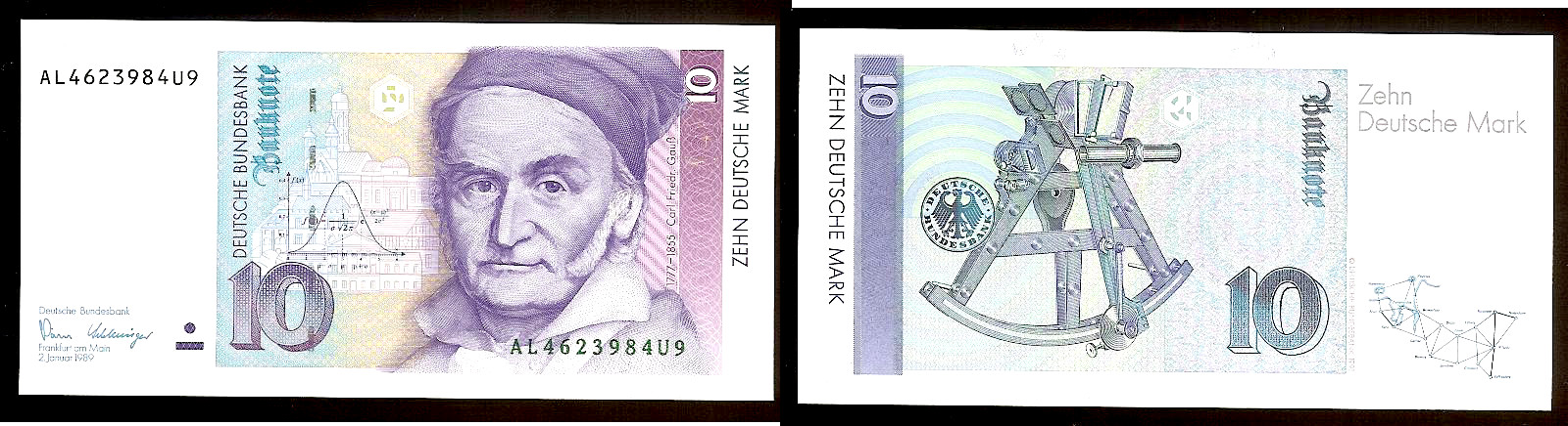 10 Deutsche Mark ALLEMAGNE 1991 NEUF